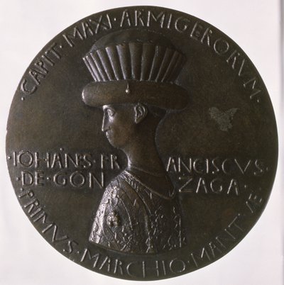 Portrait Medal Depicting Gianfrancesco Gonzaga by Antonio Pisanello