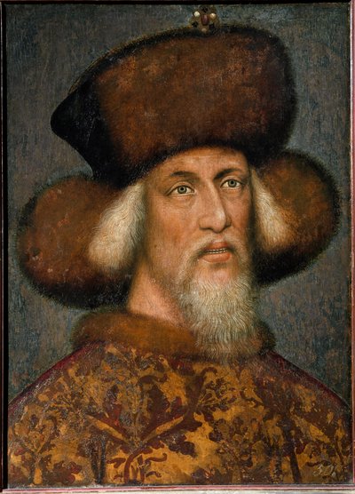 Portrait of Sigismund I of the Holy Empire by Antonio Pisanello