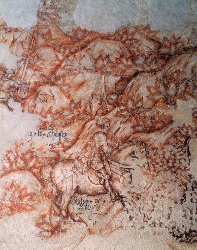Sinopia (detail) by Antonio Pisanello