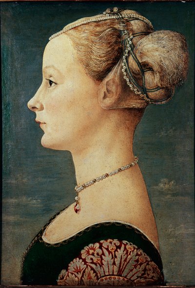 Portrait of a Young Woman by Antonio Pollaiuolo