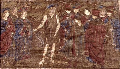 St. John the Baptist Pointing out Christ to the Multitude, tapestry depicting scenes from the life of the saint by Antonio Pollaiuolo