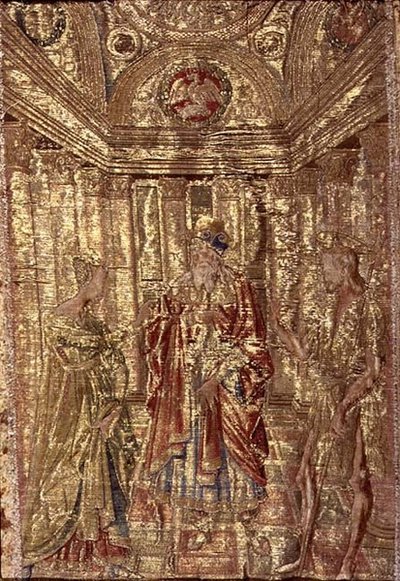St. John the Baptist accused by Herod, tapestry depicting scenes from the life of the saint by Antonio Pollaiuolo
