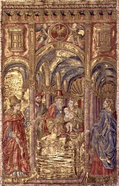 The Circumcision, tapestry depicting scenes from the life of St. John the Baptist by Antonio Pollaiuolo