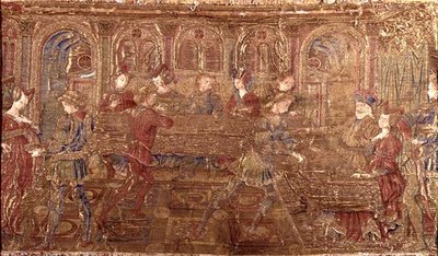 The Conviction of Herod, tapestry depicting scenes from the life of the saint by Antonio Pollaiuolo