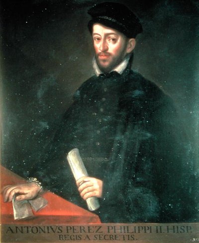 Portrait of Antonio Perez (1540-1611) Politician and Secretary to Philip II by Antonio Ponz