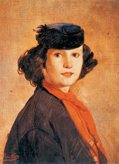 Portrait of Wife (Nerina Badioli) by Antonio Puccinelli