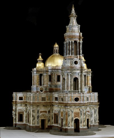 Model of the Cathedral of St. Isaac of Dalmatia in Saint Petersburg by Antonio Rinaldi