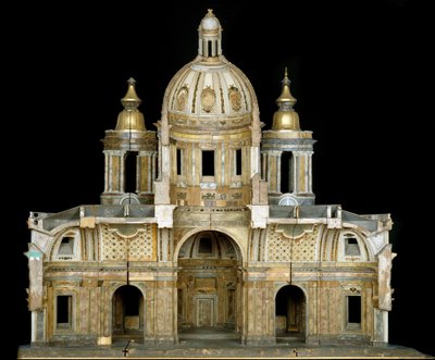 Model of the Cathedral of St. Isaac of Dalmatia in Saint Petersburg, 1767-69 by Antonio Rinaldi