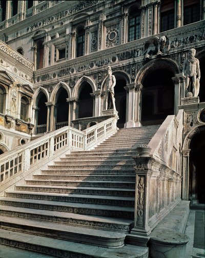 View of the Scala dei Giganti Leading to the Entrance of the Ducal Palace by Antonio Rizzo