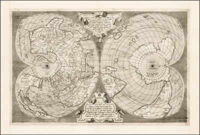 World Map 1550 by Antonio Salamanca