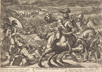 Abraham Makes the Enemies Flee Who Hold His Nephew by Antonio Tempesta