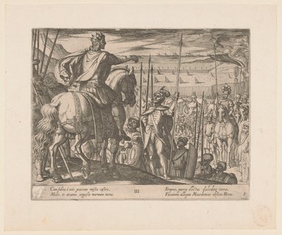 Alexander the Great Instructs the Macedonian Soldiers by Antonio Tempesta