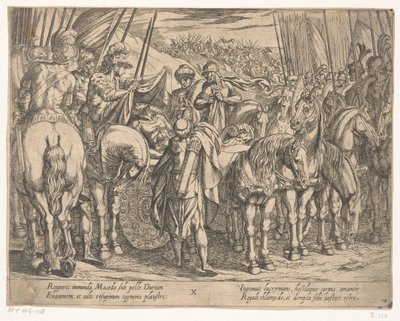 Alexander the Great Finds the Body of Darius (The Deeds of Alexander the Great) by Antonio Tempesta