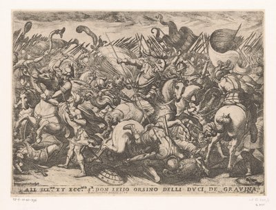 Cavalry and Infantry in Battle (series title) by Antonio Tempesta
