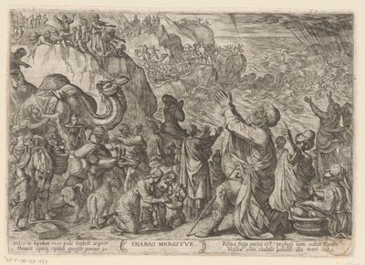 The Egyptians Drown in the Red Sea by Antonio Tempesta