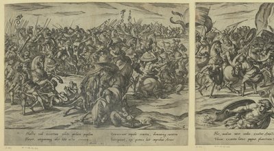 The Death of Camillus in the Battle Between Greeks and Romans by Antonio Tempesta