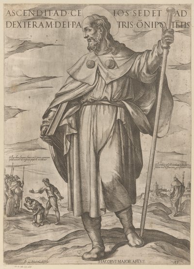 Saint James the Greater (series title: Christ, Mary, and the Apostles) by Antonio Tempesta