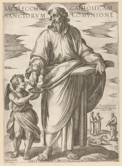 Saint Matthew by Antonio Tempesta