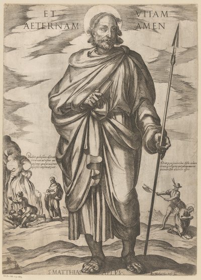 Saint Matthias by Antonio Tempesta