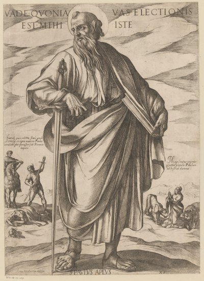 Saint Paul (series title: Christ, Mary, and the Apostles) by Antonio Tempesta