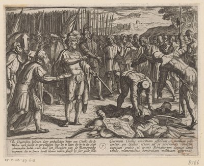 German Envoys Visit Julius Civilis by Antonio Tempesta