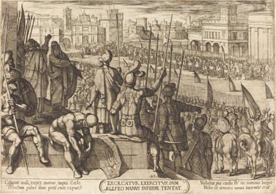 Elisha Bringing the Blinded Syrian Army to the King of Israel by Antonio Tempesta