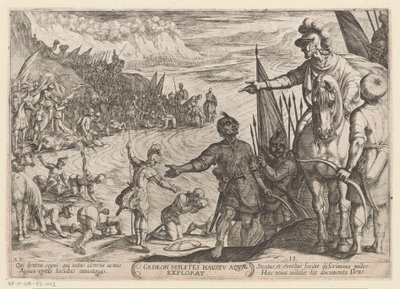 Gideon Chooses His Soldiers by Antonio Tempesta