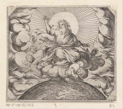 God Separates Land and Water by Antonio Tempesta