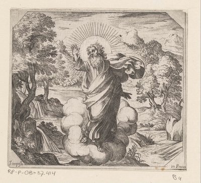 God Creates Plants and Trees by Antonio Tempesta