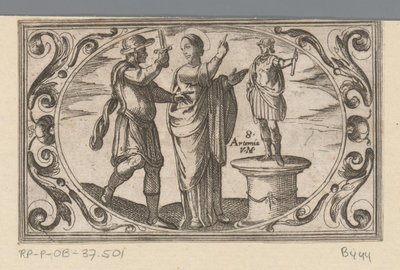 Saint Artemia (series title: Roman Martyrdoms) by Antonio Tempesta