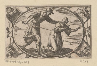 St. Columbina, Daughter of St. Austerius by Antonio Tempesta