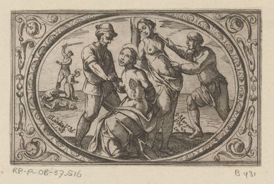 Saint Licidia and Saint Margaret (Roman Martyrs) by Antonio Tempesta