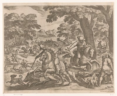 Hunting of Wild Boars, Bears, and Deer (Great Hunting Scenes Series) by Antonio Tempesta