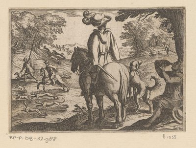 Hunting Rabbits (series title) by Antonio Tempesta
