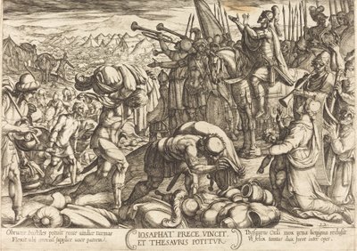 Josaphat Thanking God for His Victory by Antonio Tempesta