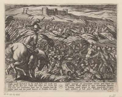Julius Civilis Flooding the Land with the Help of Dikes by Antonio Tempesta