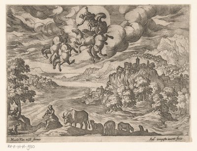 Landscape with the Fall of Phaethon by Antonio Tempesta
