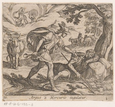 Mercury Kills Argus by Antonio Tempesta