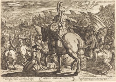 Moses Makes the Hebrew Army March Against the Ethiopians by Antonio Tempesta