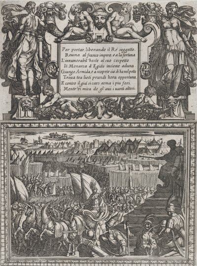 Plate 17: Illustration to Canto XVII, from Torquato Tasso