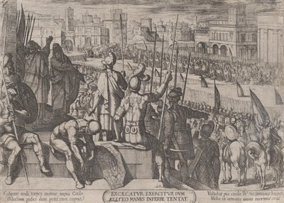 Elisha Bringing the Blinded Syrian Army to the King of Israel by Antonio Tempesta