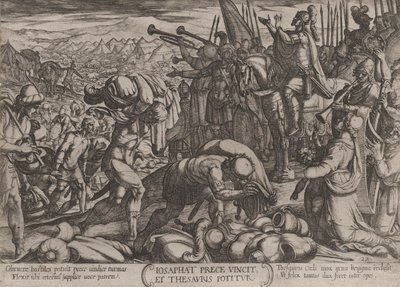 Plate 22: Josaphat Thanking God for His Victory, from 
