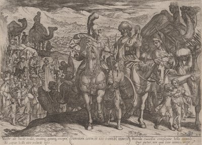 Plate 3: Abraham Taking Lot and His Family to His Own Land, from 