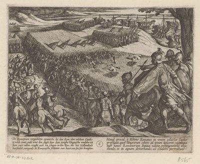 Romans Defeated at the Rhine (series title: The Batavian Wars Against the Romans) by Antonio Tempesta