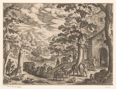 Return from the Hunt by Antonio Tempesta