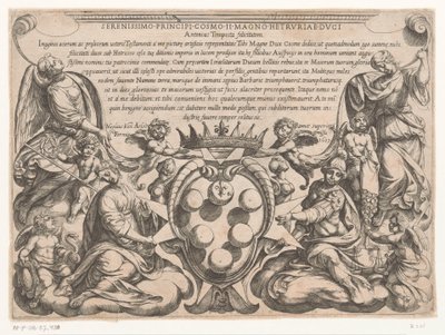 Title Page with Dedication to and Coat of Arms of Cosimo II de