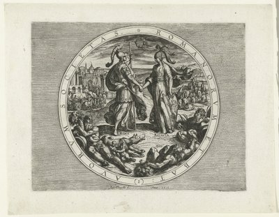 Title Page for the Series The Batavian Rebellion, 69-70 The Batavian Rebellion (series title) by Antonio Tempesta