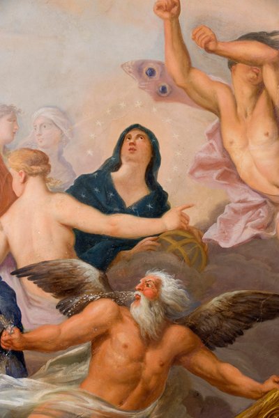 Minerva Surrounded by the Arts and Sciences (detail) by Antonio Verrio
