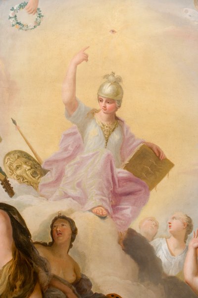 Minerva Surrounded by the Arts and Sciences (detail) by Antonio Verrio