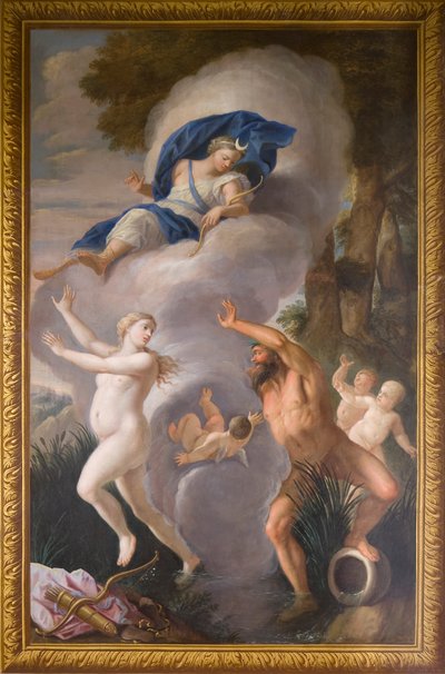 North elevation mural depicting Alpheus and Arethusa, The Banqueting House by Antonio Verrio